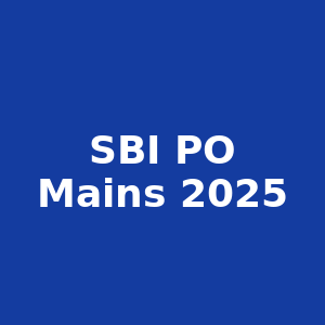 SBI PO Mains Admit Card 2025 Out